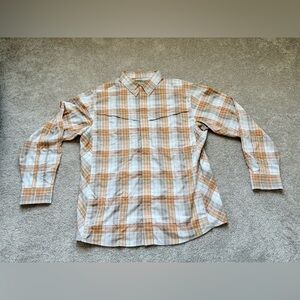Redington | Plaid Fly Fishing Button-Up Shirt | Size Large